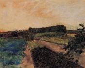 埃德加 德加 : Landscape on the Orne